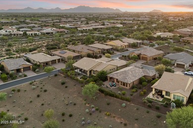 Set on an elevated premium lot capturing sweeping views of Four on Vista Verde Golf Course in Arizona - for sale on GolfHomes.com, golf home, golf lot