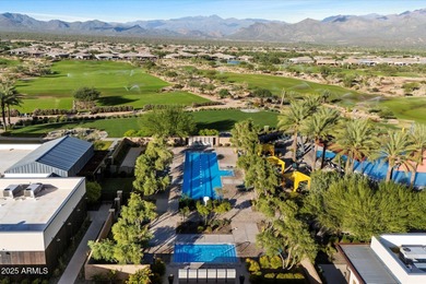 Set on an elevated premium lot capturing sweeping views of Four on Vista Verde Golf Course in Arizona - for sale on GolfHomes.com, golf home, golf lot