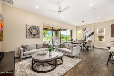 Elevated desert living in this gorgeous move-in-ready, barely on Troon Country Club in Arizona - for sale on GolfHomes.com, golf home, golf lot