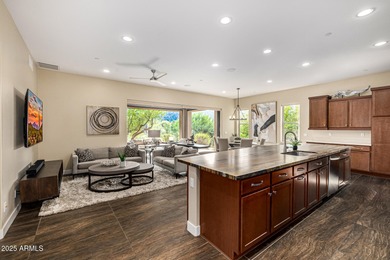 Elevated desert living in this gorgeous move-in-ready, barely on Troon Country Club in Arizona - for sale on GolfHomes.com, golf home, golf lot