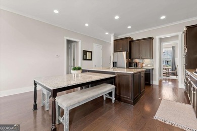 Welcome home to timeless Craftsman charm and modern on Woodmont Golf and Country Club in Georgia - for sale on GolfHomes.com, golf home, golf lot