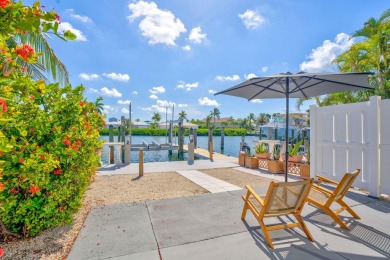 Dockage defines the lifestyle at this updated two-bedroom on Key Colony Beach Golf Course in Florida - for sale on GolfHomes.com, golf home, golf lot