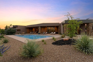 On the golf course, with a backyard oasis including a pool on The Ledges Golf Club in Utah - for sale on GolfHomes.com, golf home, golf lot