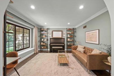 Welcome to this stunning 1.5-story Tudor-style home nestled on on Leawood South Country Club in Kansas - for sale on GolfHomes.com, golf home, golf lot