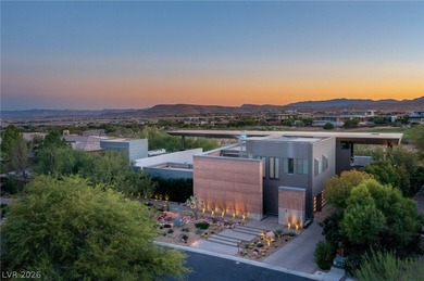 This desert-modern masterpiece located in prestigious Promontory on Bears Best Las Vegas Golf Club in Nevada - for sale on GolfHomes.com, golf home, golf lot