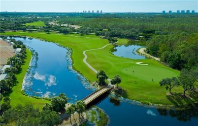 Unique home with breathtaking 180 degree panoramic lake & golf on Shadow Wood Country Club in Florida - for sale on GolfHomes.com, golf home, golf lot