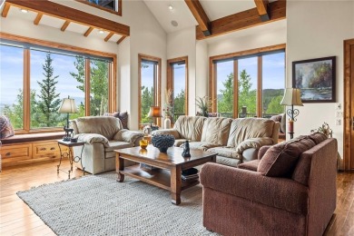 This exceptional 4-bedroom, 5-bathroom mountain retreat offers on Raven Golf Club At Three Peaks in Colorado - for sale on GolfHomes.com, golf home, golf lot