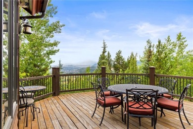 This exceptional 4-bedroom, 5-bathroom mountain retreat offers on Raven Golf Club At Three Peaks in Colorado - for sale on GolfHomes.com, golf home, golf lot