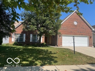 This lovely home enjoys a panoramic view of the Plum Creek Golf on Plum Creek Golf Club in Indiana - for sale on GolfHomes.com, golf home, golf lot
