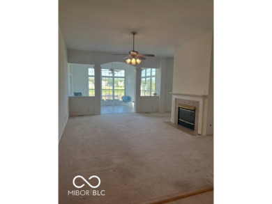 This lovely home enjoys a panoramic view of the Plum Creek Golf on Plum Creek Golf Club in Indiana - for sale on GolfHomes.com, golf home, golf lot