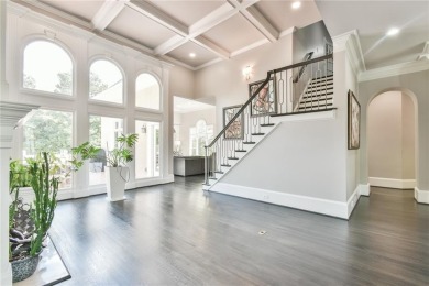 STUNNING NATURAL STONE  DURABLE CONCRETE hardcoat on TPC At Sugarloaf Golf Club in Georgia - for sale on GolfHomes.com, golf home, golf lot