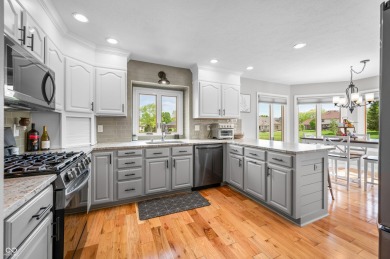 If you enjoy entertaining, consider this updated brick ranch on Hillview Country Club in Indiana - for sale on GolfHomes.com, golf home, golf lot