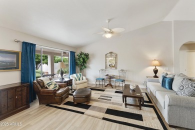 Updated 2BR, 2.5BA expanded Palacia model close to the clubhouse on Oakwood Golf Club  in Arizona - for sale on GolfHomes.com, golf home, golf lot