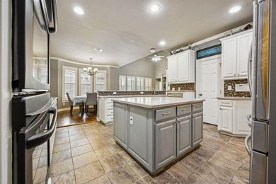 NEW roof, gutters and freshly stained fence. BEAUTIFUL custom on Woodbridge Golf Club in Texas - for sale on GolfHomes.com, golf home, golf lot