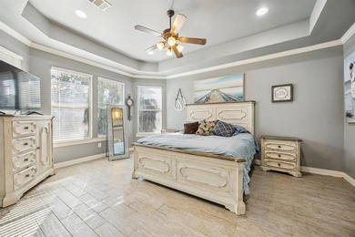 NEW roof, gutters and freshly stained fence. BEAUTIFUL custom on Woodbridge Golf Club in Texas - for sale on GolfHomes.com, golf home, golf lot