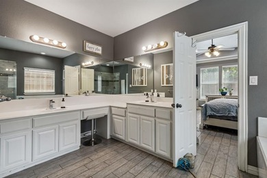 NEW roof, gutters and freshly stained fence. BEAUTIFUL custom on Woodbridge Golf Club in Texas - for sale on GolfHomes.com, golf home, golf lot