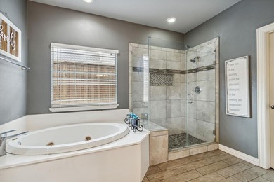 NEW roof, gutters and freshly stained fence. BEAUTIFUL custom on Woodbridge Golf Club in Texas - for sale on GolfHomes.com, golf home, golf lot