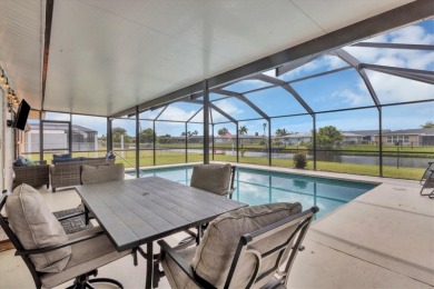 NEW OVERSIZED pool cage just installed in this fully fenced in 3 on Rotonda Golf and Country Club The Hills Course in Florida - for sale on GolfHomes.com, golf home, golf lot