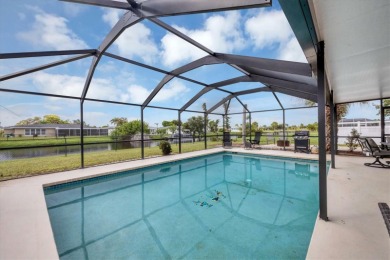 NEW OVERSIZED pool cage just installed in this fully fenced in 3 on Rotonda Golf and Country Club The Hills Course in Florida - for sale on GolfHomes.com, golf home, golf lot