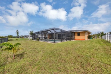 NEW OVERSIZED pool cage just installed in this fully fenced in 3 on Rotonda Golf and Country Club The Hills Course in Florida - for sale on GolfHomes.com, golf home, golf lot