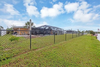 NEW OVERSIZED pool cage just installed in this fully fenced in 3 on Rotonda Golf and Country Club The Hills Course in Florida - for sale on GolfHomes.com, golf home, golf lot