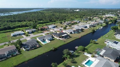 NEW OVERSIZED pool cage just installed in this fully fenced in 3 on Rotonda Golf and Country Club The Hills Course in Florida - for sale on GolfHomes.com, golf home, golf lot