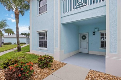 Enjoy waterfront living in this turnkey bright end-unit villa on Sabal Trace Golf and Country Club in Florida - for sale on GolfHomes.com, golf home, golf lot