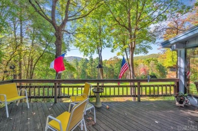 Remarkable golf course and mountain views from this immaculately on Lake Toxaway Country Club in North Carolina - for sale on GolfHomes.com, golf home, golf lot
