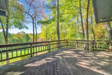 Remarkable golf course and mountain views from this immaculately on Lake Toxaway Country Club in North Carolina - for sale on GolfHomes.com, golf home, golf lot