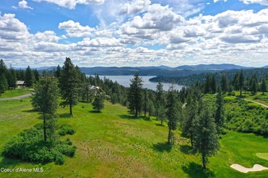 BEAUTIFUL BUILDING SITE WITH CDA LAKE VIEWS AT PRESTIGIOUS BLACK on The Golf Club at Black Rock in Idaho - for sale on GolfHomes.com, golf home, golf lot