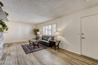 Welcome to this charming 2-bedroom, 2-bath home in Sun City on PalmBrook Country Club in Arizona - for sale on GolfHomes.com, golf home, golf lot