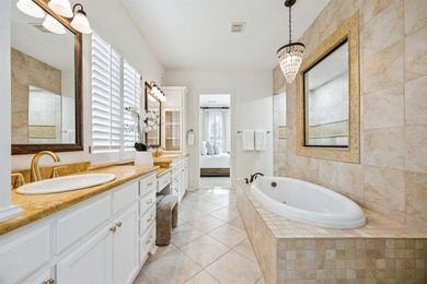 This stunning former Highland Homes model is perfectly on The Tribute At the Colony in Texas - for sale on GolfHomes.com, golf home, golf lot