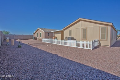 ON LEASED LAND:  Step into this nearly new 2022 Cavco on Sun City Riverview Golf Course in Arizona - for sale on GolfHomes.com, golf home, golf lot