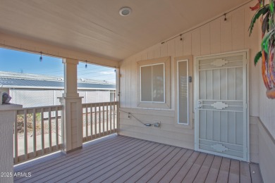ON LEASED LAND:  Step into this nearly new 2022 Cavco on Sun City Riverview Golf Course in Arizona - for sale on GolfHomes.com, golf home, golf lot