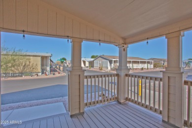 ON LEASED LAND:  Step into this nearly new 2022 Cavco on Sun City Riverview Golf Course in Arizona - for sale on GolfHomes.com, golf home, golf lot