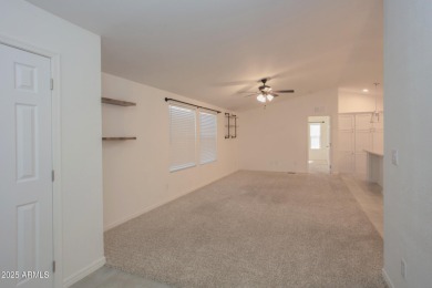 ON LEASED LAND:  Step into this nearly new 2022 Cavco on Sun City Riverview Golf Course in Arizona - for sale on GolfHomes.com, golf home, golf lot