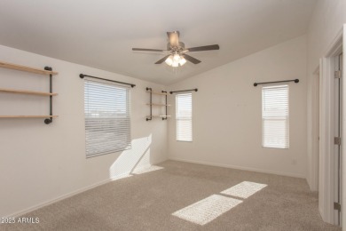 ON LEASED LAND:  Step into this nearly new 2022 Cavco on Sun City Riverview Golf Course in Arizona - for sale on GolfHomes.com, golf home, golf lot