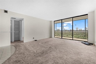 High-floor 2/2 (1,313 SF) with an extra large balcony that on Turnberry Isle Resort and Club in Florida - for sale on GolfHomes.com, golf home, golf lot