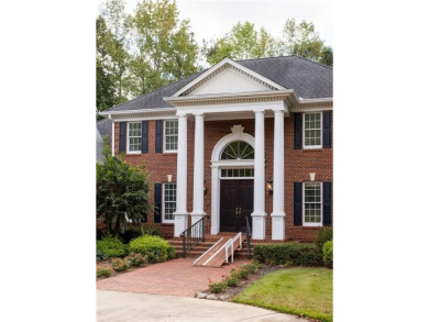 Tucked away in The Highlands at White Oak, this stately home on Canongate On White Oak Golf Course in Georgia - for sale on GolfHomes.com, golf home, golf lot