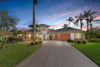 Welcome to this exquisite custom-built courtyard home, perfectly on The Cape Club of Palm City in Florida - for sale on GolfHomes.com, golf home, golf lot