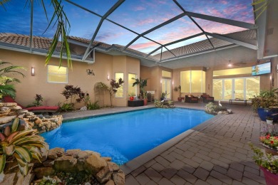 Welcome to this exquisite custom-built courtyard home, perfectly on The Cape Club of Palm City in Florida - for sale on GolfHomes.com, golf home, golf lot