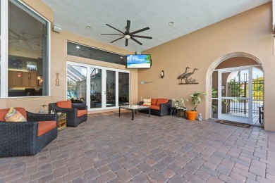 Welcome to this exquisite custom-built courtyard home, perfectly on The Cape Club of Palm City in Florida - for sale on GolfHomes.com, golf home, golf lot