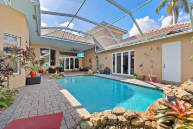 Welcome to this exquisite custom-built courtyard home, perfectly on The Cape Club of Palm City in Florida - for sale on GolfHomes.com, golf home, golf lot