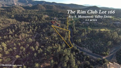 Over 1 acre within the gates of the Rim Golf Club, BACKING TO on The Rim Golf Club in Arizona - for sale on GolfHomes.com, golf home, golf lot