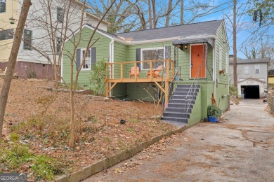 Welcome home to this East Lake Bungalow where vintage vibes meet on Charlie Yates Golf Course in Georgia - for sale on GolfHomes.com, golf home, golf lot