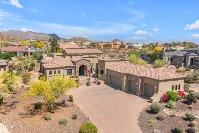 Located in the exclusive gated community of Rock Canyon II at on Las Sendas Golf Club in Arizona - for sale on GolfHomes.com, golf home, golf lot