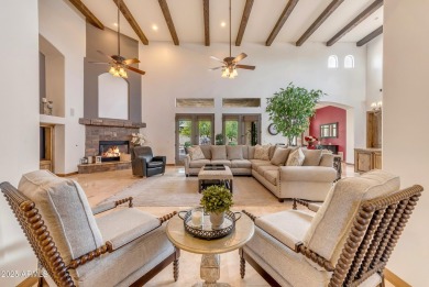 Located in the exclusive gated community of Rock Canyon II at on Las Sendas Golf Club in Arizona - for sale on GolfHomes.com, golf home, golf lot