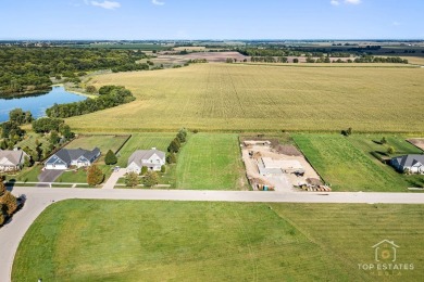 Gorgeous and spacious almost 1 acre lot with no backyard on Whitetail Ridge Golf Course in Illinois - for sale on GolfHomes.com, golf home, golf lot