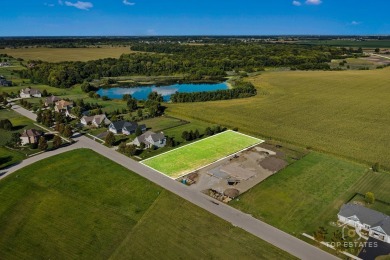 Gorgeous and spacious almost 1 acre lot with no backyard on Whitetail Ridge Golf Course in Illinois - for sale on GolfHomes.com, golf home, golf lot