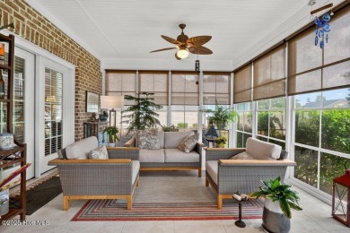 This custom-built brick home offers 2,970 sq.ft. of living space on Magnolia Greens Golf Plantation in North Carolina - for sale on GolfHomes.com, golf home, golf lot